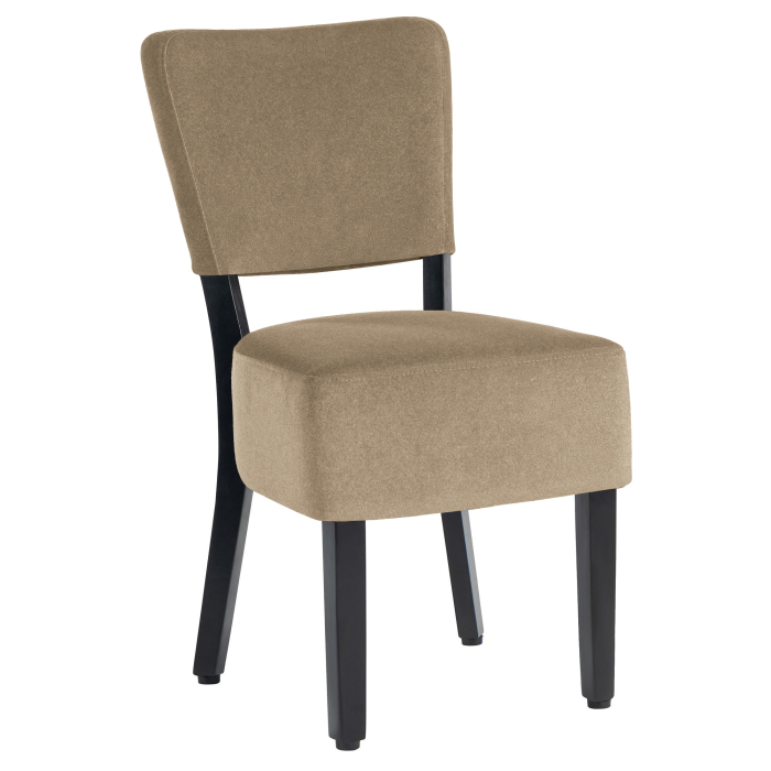 LUCA | Silla de bistro | Terciopelo | Taupe