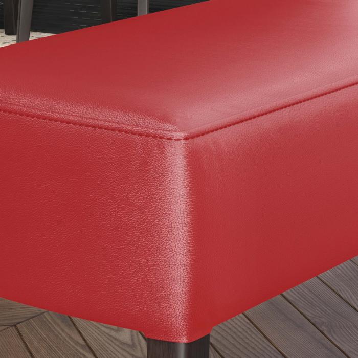 LUCA | Bistro Sittbänk | Röd | B:H 120 x 83 cm | Läder LUCA | Bistro Sittbänk | Röd | B:H 120 x 83 cm | Läder
