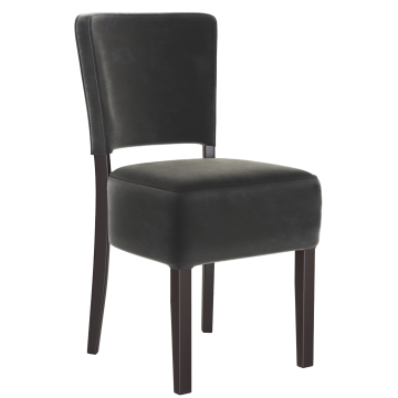 LUCA | Bistro Velvet Chair | Gray
