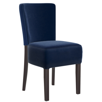 LUCA FULL | Bistro Samt Chaise | Bleu