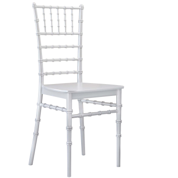 LUCIANA | Bruiloft Stoel | Wit | Plastic | Stapelbaar