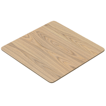 LUGANO | Piano Tavolo Gastro | B:T 60 x 60 cm | Quercia | Quadrato