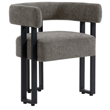LUKE | Bistrostol | Tyg/Textil | Grå