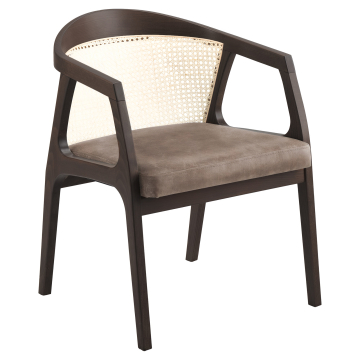 Nova | Bistro Trästol | Sits Läder | Rattan | Taupe