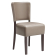LUCA | bistrostol | taupe | läder