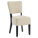LUCA | Sedia da bistrot | Tessuto Teddy | Beige