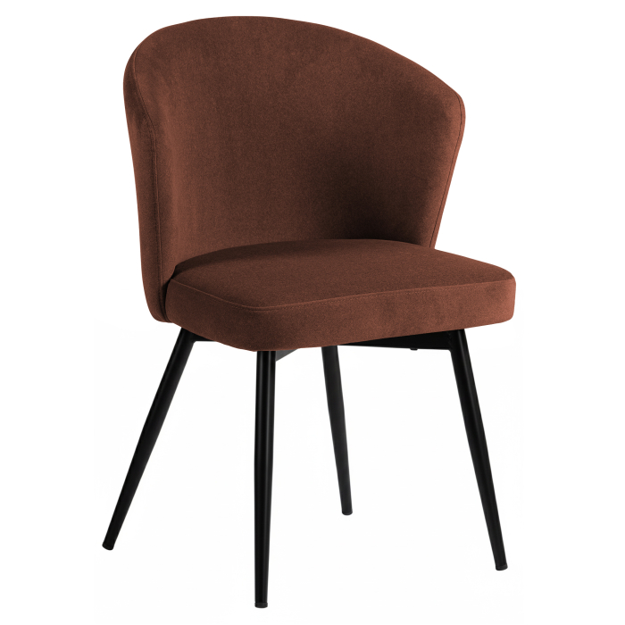 Lynn | Silla de hotel | Bronce rojo | Terciopelo