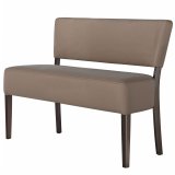 LUCA | Bistro-penkki | Taupe | 120 x 83 cm | Sametti