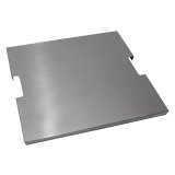 MANHATTAN | Edelstahl Abdeckung| B:T:H 52 x 52 x 1,5 cm | Edelstahl
