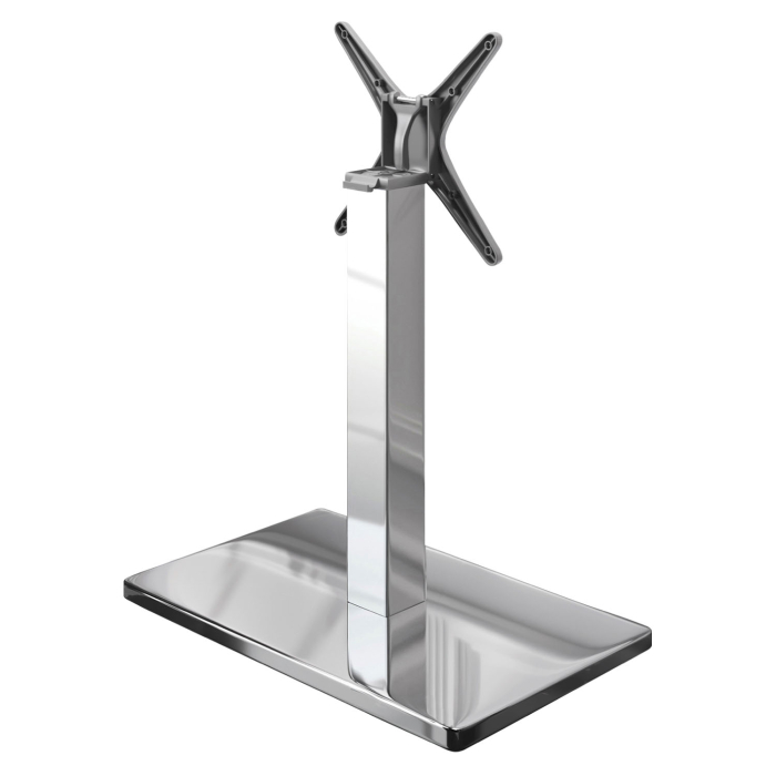 MADRID | Bistro Tischgestell | Edelstahl | Höhe: 72 cm | Säule: 8 x 8 cm | Fuß: 40 x 70 cm | Klappbar