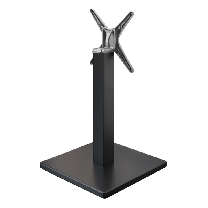 MADRID | Bistro Tischgestell | Schwarz | Höhe: 72 cm | Säule: 8 x 8 cm | Fuß: 50 x 50 cm | Klappbar