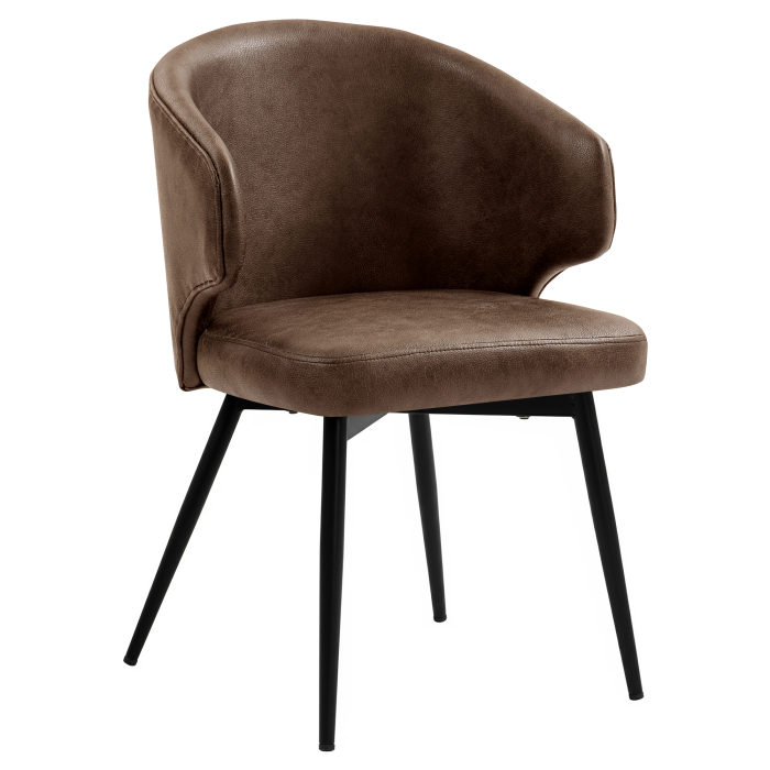 Marie | Hotel Chair | Brown | Leather