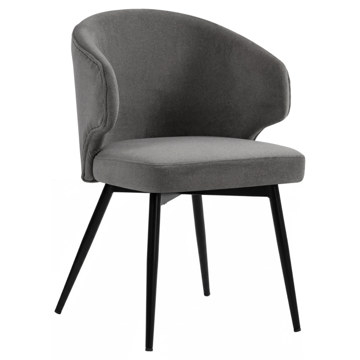 Marie | Hôtel Chaise | Gris | Velours