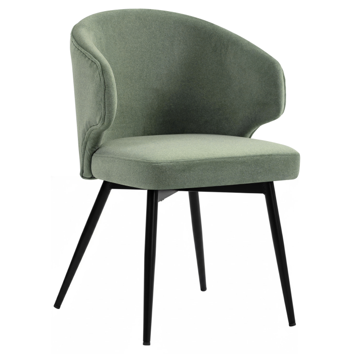 Marie | Hotelstoel | Groen | Fluwel