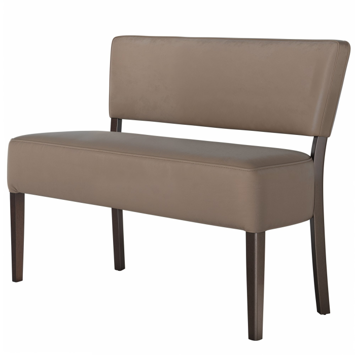 LUCA | Bistro Istuinpenkki | Taupe | 120 x 83 cm | Sametti