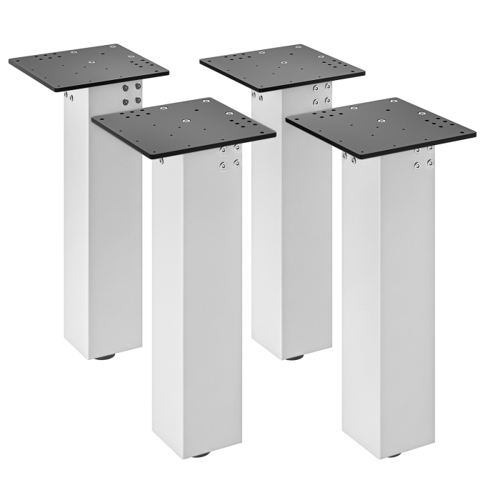 MADRID | Ben till bistrobord | Vit | Höjd: 72 cm | Pelare: 15 x 15 cm | Bordsskiva: 30 x 30 cm | 1 styck