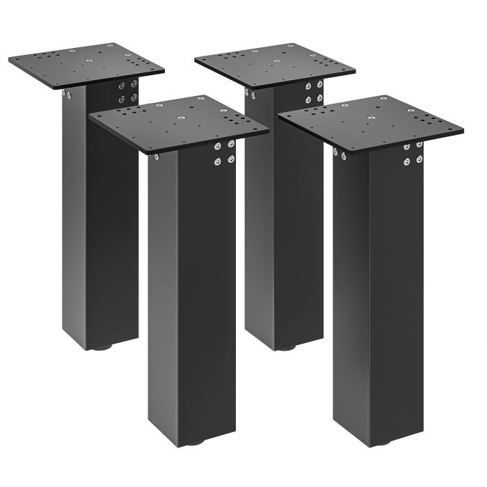 MADRID | Bistro bordben | Svart | Höjd: 72 cm | Kolumn: 15 x 15 cm | Bordskiva: 30x30 cm | 1 styck