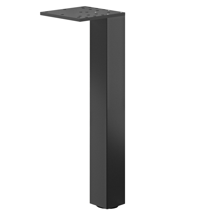 MADRID | Bistro bordben | Sort | Højde: 72 cm | Søjle: 6 x 6 cm | Plade: 16 x 16 cm | 4 stk. MADRID | Bistro bordben | Sort | Højde: 72 cm | Søjle: 6 x 6 cm | Plade: 16 x 16 cm | 4 stk.