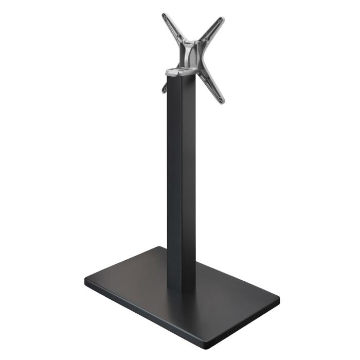 MADRID | Bistro bar table frame | Black | Height: 105 cm | Column: 8 x 8 cm | Base: 40 x 70 cm | Foldable