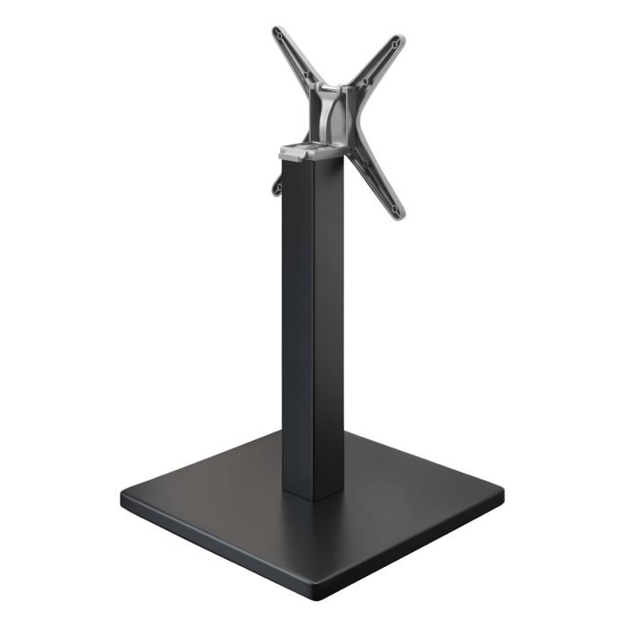 MADRID | Bistrobordstel | Sort | Højde: 72 cm | Søjle: 8 x 8 cm | Fod: 50 x 50 cm | Sammenklappelig