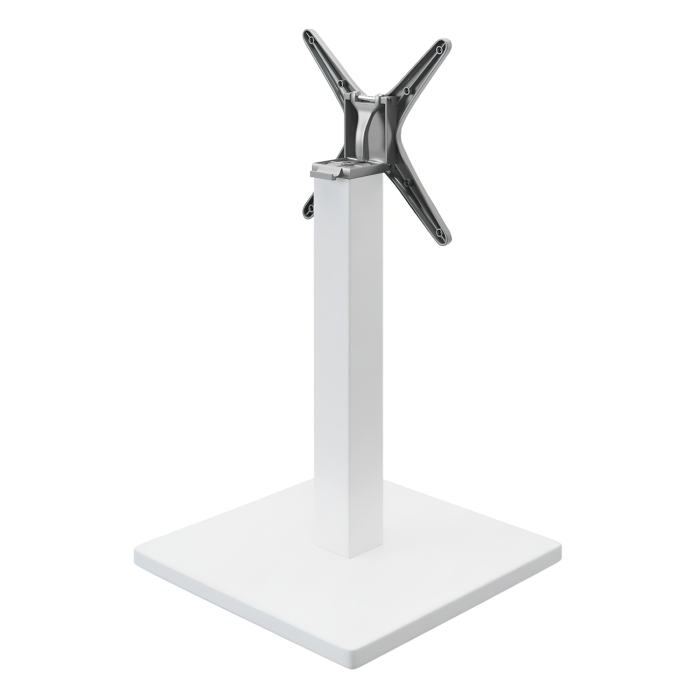 MADRID | Bistro Tischgestell | Weiß | Höhe: 72 cm | Säule: 8 x 8 cm | Fuß: 50 x 50 cm | Klappbar