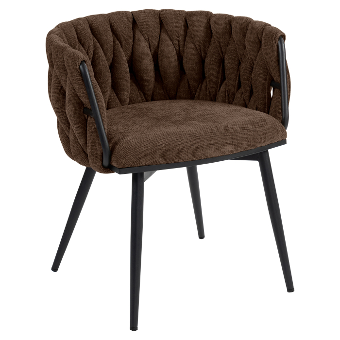 MARIS | Hotel Stuhl | Textil/Stoff | Braun