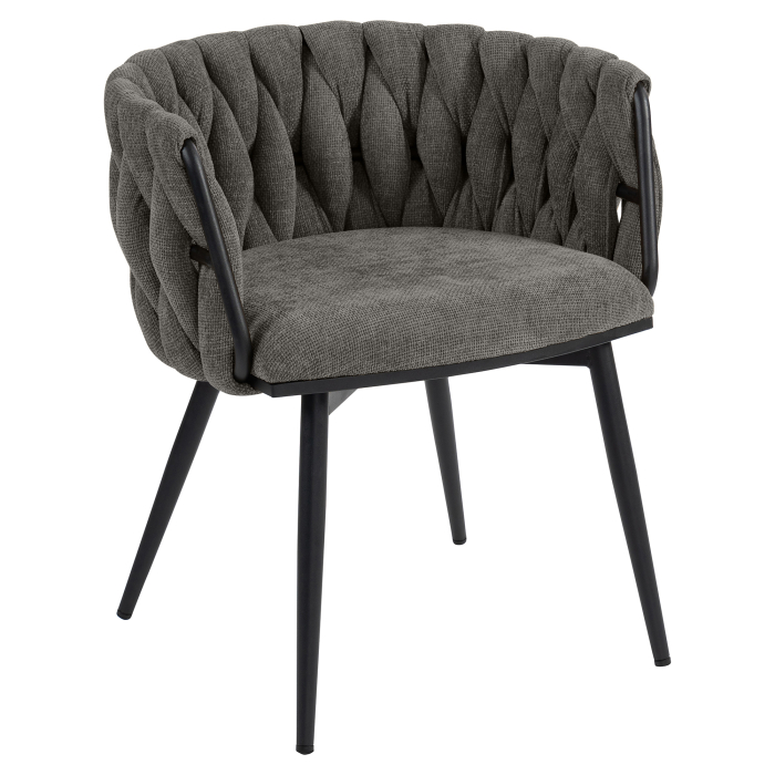 MARIS | Hotellstol | Textil/Tyg | Grå