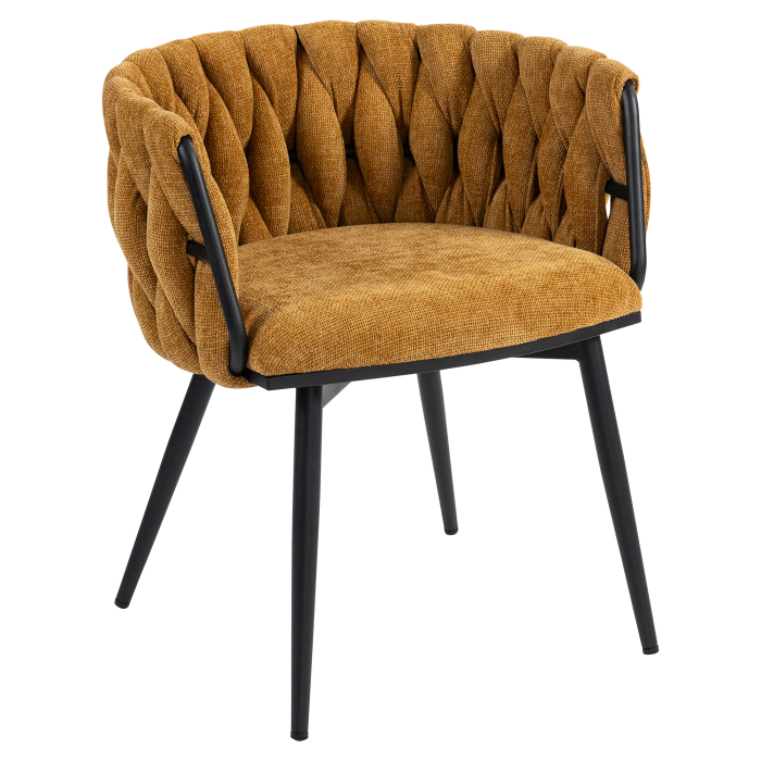 MARIS | Hotelstol | Tekstil/Stof | Honningbrun