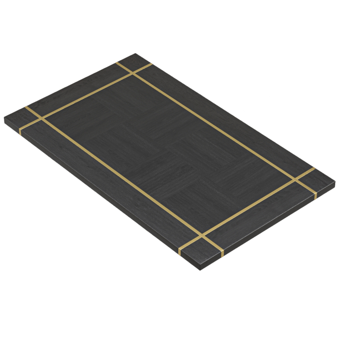 MARRAKESH | Gastro bordplate | B:T 120 x 70 cm | Wenge | Rektangulær