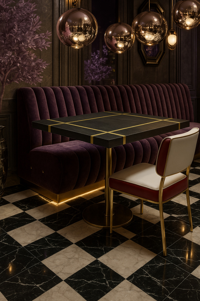 MARRAKESH | Gastro bordplate | B:T 70 x 70 cm | Wenge | Firkantet MARRAKESH | Gastro bordplate | B:T 70 x 70 cm | Wenge | Firkantet