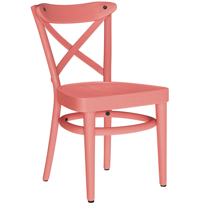 MAUDEZ | Bøyd trestol | Tre | Rosa | Bøyd tre