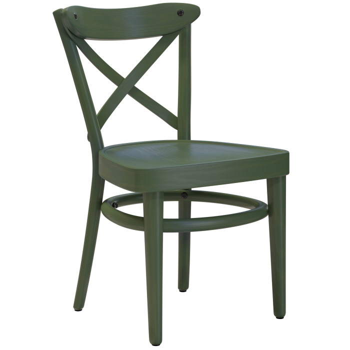 MAUDEZ | Bentwood Chair | Wood | Olive Green | Bentwood