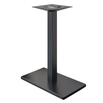 MADRID | Bistro barbordsstel | Sort | Højde: 105 cm | Søjle: 8 x 8 cm | Fod: 40 x 70 cm