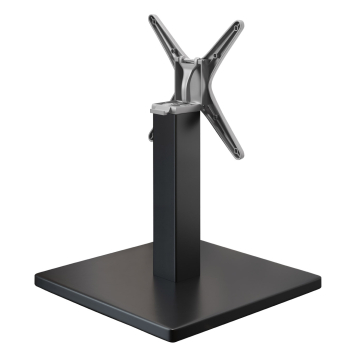 MADRID | Bistro Loungetafel Onderstel | Zwart | Hoogte: 36 cm | Kolom: 8 x 8 cm | Onderstel: 50 x 50 cm | Opvouwbaar