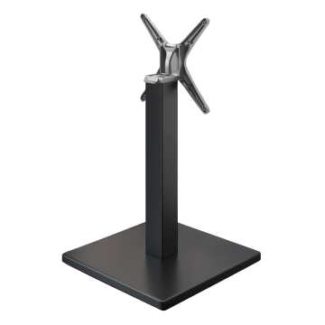 MADRID | Marco mesa bistro | Negro | Altura: 72 cm | Columna: 8 x 8 cm | Base: 50 x 50 cm | Plegable