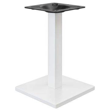 MADRID | Bistro bordssits | Vit | Höjd: 71 cm | Stativ: 8 x 8 cm | Golvplatta: 45 x 45 cm