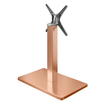 MADRID | Bistro Table Frame | Copper | Height: 72 cm | Pole: 8 x 8 cm | Base: 40 x 70 cm | Foldable