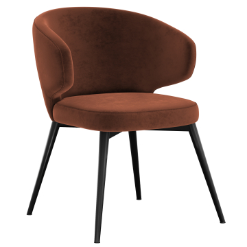 Marie | Hôtel Chaise | Rouge Bronze | Velours