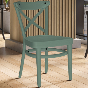 MAUDEZ | Bugholzstoel | Hout | Groen | Bugholz
