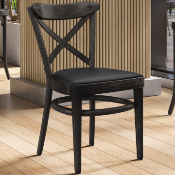 MAUDEZ | Bugholzstoel | Hout / Leder | Wengé | Bugholz