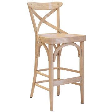 Maudez | Bentwood Bar Stool | Wood | Oak | Bentwood