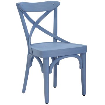 Maudez | Silla de madera doblada | Madera | Azul | Madera doblada