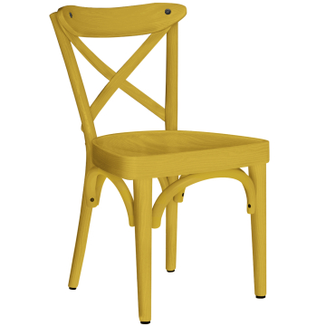 Maudez | Bentwood chair | Wood | Yellow | Bentwood