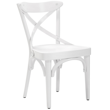 Maudez | Bugholzstoel | Hout | Wit | Bugholz