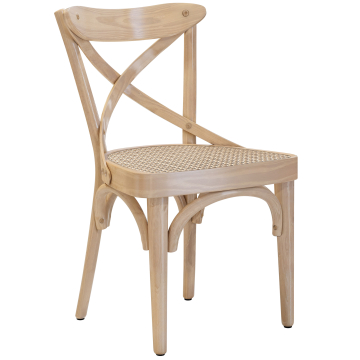 Maudez | Bentuithoutstoel | Hout / Rieten | Eikenhout | Bentuithoutstoel