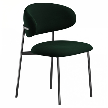 Maya | Fauteuil d'hôtel | Velours | Vert