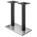 MADRID | Bistro Double Standing Table Frame | Stainless Steel/Black | Height: 104 cm | Column: 8 x 8