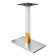 MADRID | Piètement de table haute de style bistro | Acier inoxydable/Blanc/Or | Hauteur : 104 cm | C