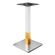 MADRID | Bistro bar table frame | Stainless steel/White/Gold | Height: 104 cm | Column: 8 x 8 cm | B