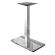 MADRID | Bistro barbordsstel | Rustfrit stål | Højde: 105 cm | Søjle: 6 x 6 cm | Fod: 40 x 70 cm